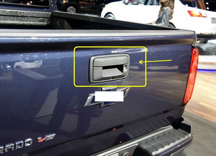 Для Chevrolet Colorado- автомобильные аксессуары АБС ХРОМ Нижняя отделка багажного отделения дверная ручка чаша ручка с покрытием