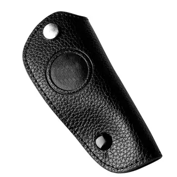 

Simple Style Car Key Case Litchi Pattern Synthetic Leather Cover Key Fob Cover Protector Black For BMW E36 E46 E39 E60 E61 E53