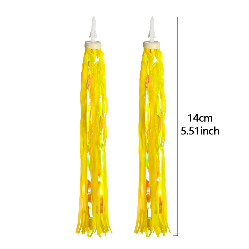Bike Bicycle Cycling Tricycle Handlebar Tassels 2pcs 14/30cm Kids Girls Boys Handlebar Streamers Tassel Accessories