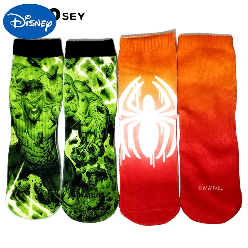 Новинка мужские прямые носки Spider Hulk удлиненные утолщенные высококачественные