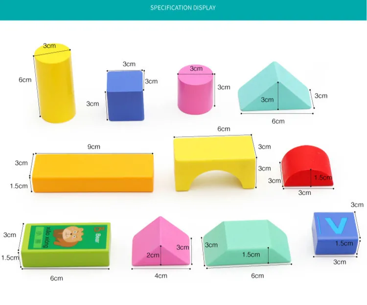 0-14 Years Environmental Protection Wooden 100 Pieces Barreled Children's Digital Alphabet Scene Building Sracking Block Toys