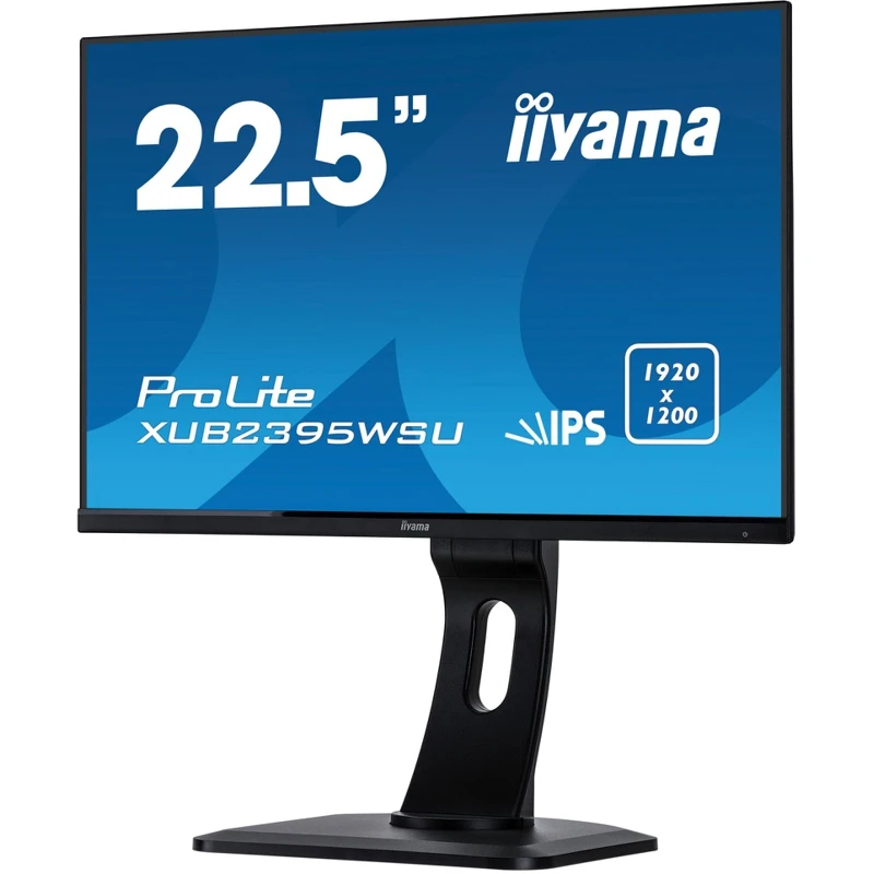Monitor Iiyama 22." ProLite XUB2395WSU-B1 black IPS LED 4 Ms 16:10 HDMI DisplayPort M/M Mat HAS PIV