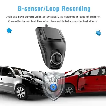 

2019 Vehicle Useful Accessories Small Eye Dash Cam Car DVR Recorder Camera with Wifi Full HD 1080p Video