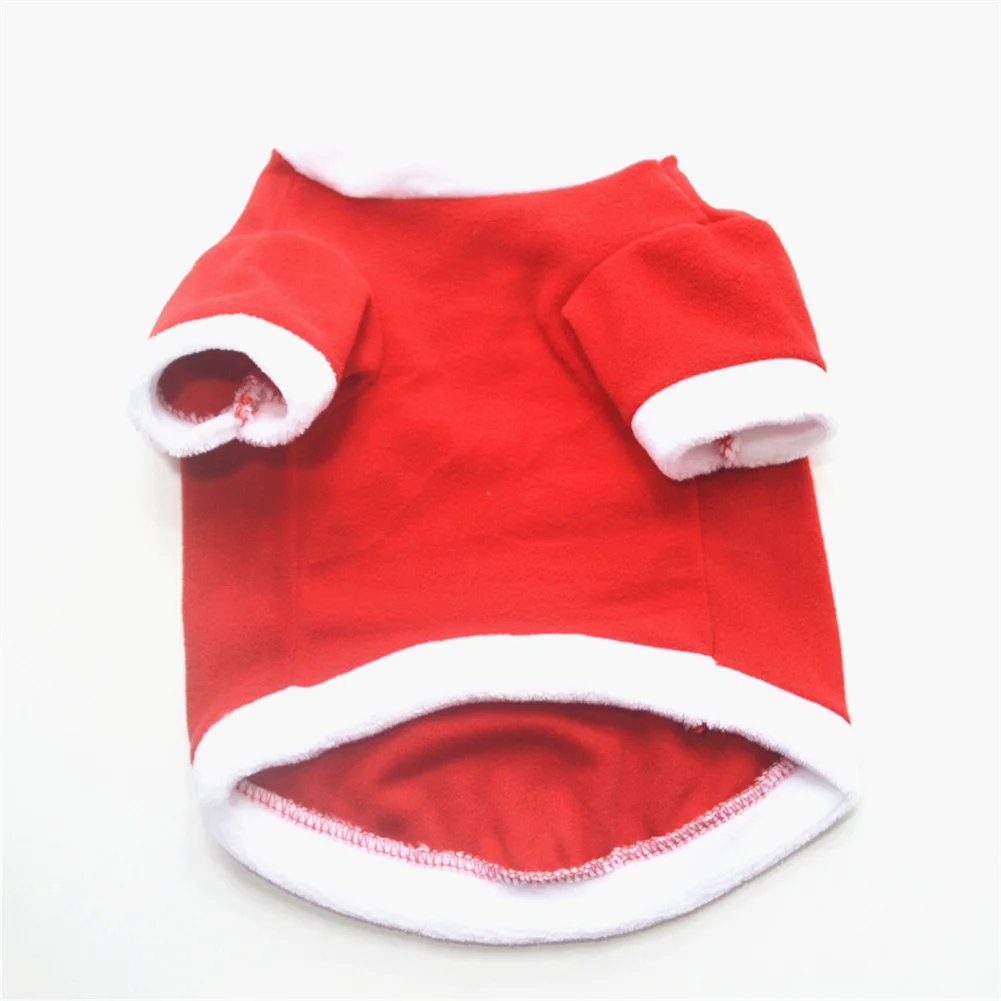 Pet Clothing Winter New Warm Fleece Embroidered Christmas Sweater Coat Jacket Chihuahua Schnauzer Puppy Dog Clothes