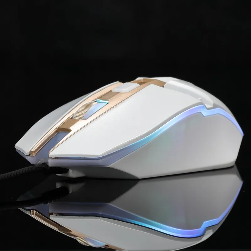 Высокое качество компьютерные USB Проводная RGB игровая Мышь портативных ПК USB Эргономичный оптический с подсветкой мышей с 7 цветов светодиодный Подсветка