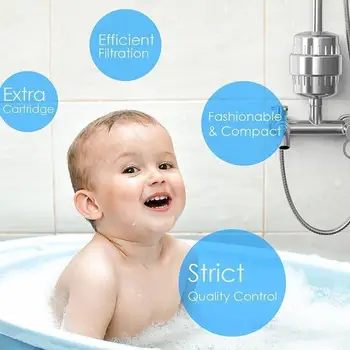 

Bath Water Purifier Filter Shower Purifier Bathroom Tap Bath Dechlorination Bath Purifier Rain Special Shower Water Water P S5R6