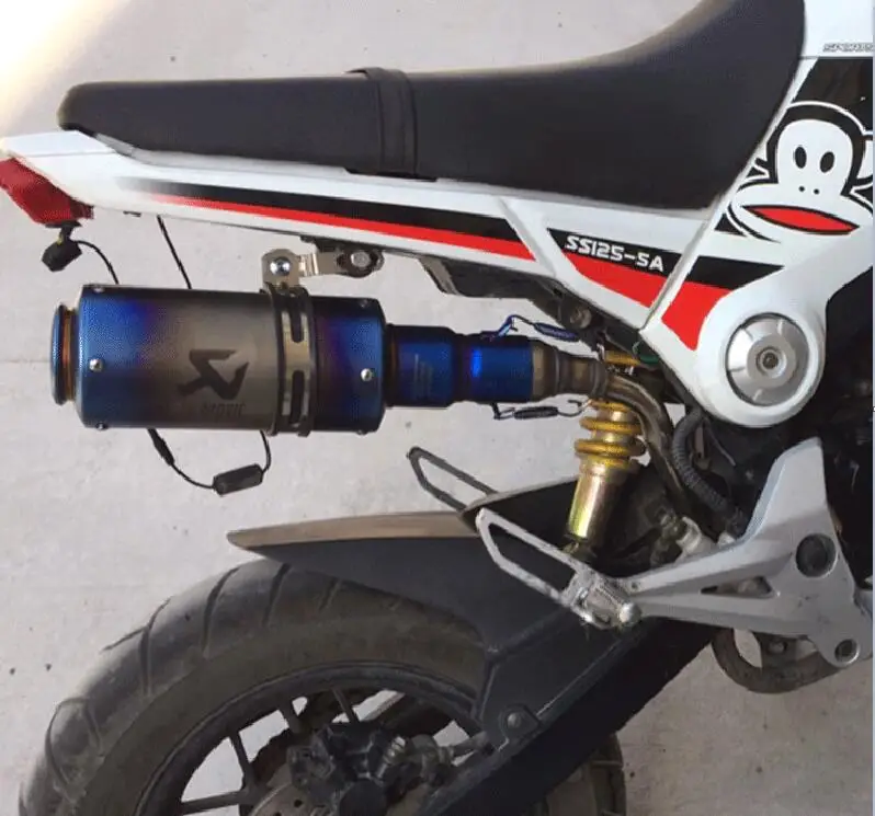 MSX125 выхлопной мотоцикл полная система для Honda Grom MSX 125 соединительные трубы заголовки с Escape Moto Yoshimura глушитель выхлопной трубы