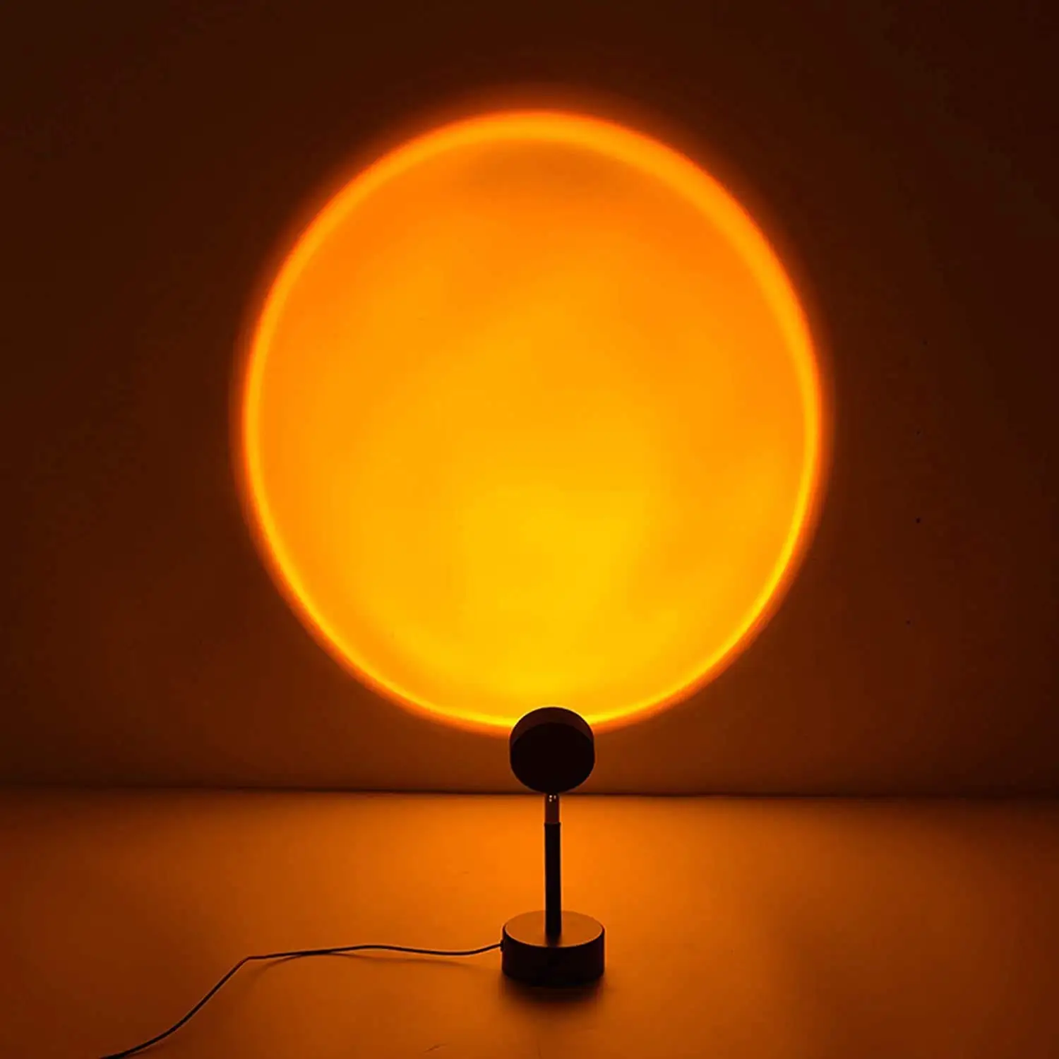 Led sunset lamp Rainbow sunset projection lamp lighting floor lamp adjustable sunlight lamp USB LED floor lamp