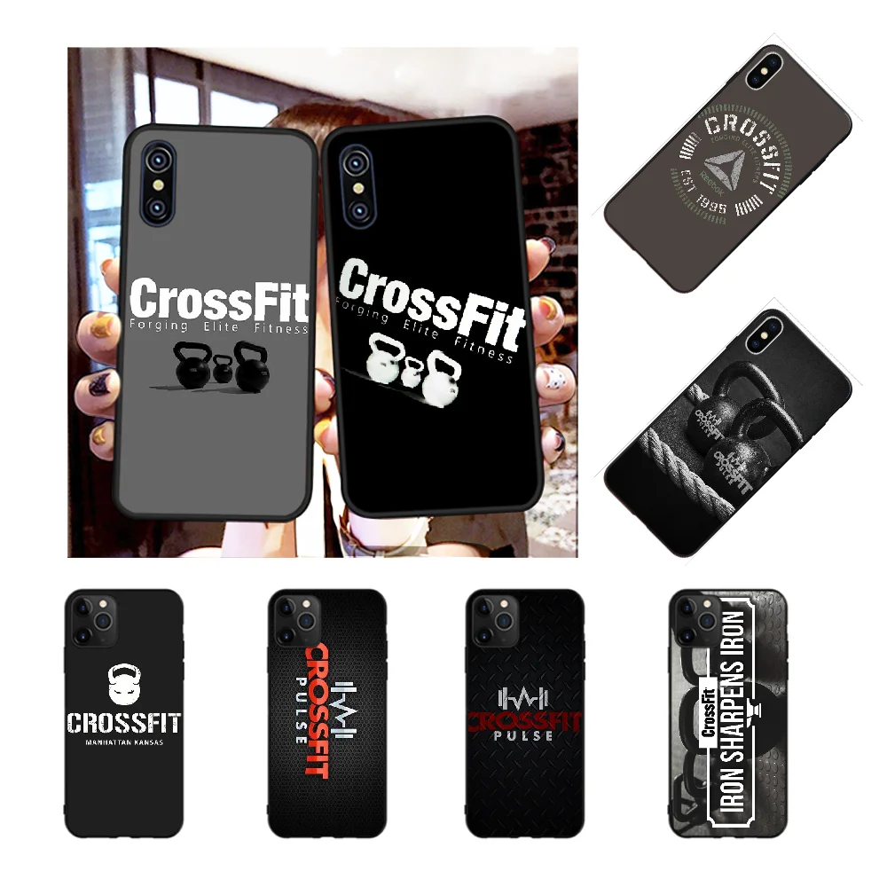 

NBDRUICAI keep calm and crossfit on TPU Soft Silicone Phone Case Cover for iPhone 11 pro XS MAX 8 7 6 6S Plus X 5S SE XR case