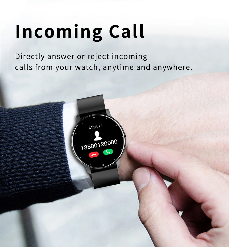 2022 New Smart Watch Men Full Touch Fitness Tracker IP67 waterproof Sports Fitness Watch Ladies Smartwatch for Xiaomi phones+Box