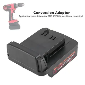 

Conversion Adapter For Makita 18V Li-ion Battery Adapter For Milwaukee M18 Drill Li-ion Power Tools Battery Adapter