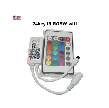 Magic Home RGB/RGBW ИК RF Bluetooth беспроводной Wi-Fi контроллер, светодиодный контроллер DC5V 12V 24V для светодиодный полосы 5050 WS2811 WS2812B пикселей - Цвет: 24key IR RGBW wifi