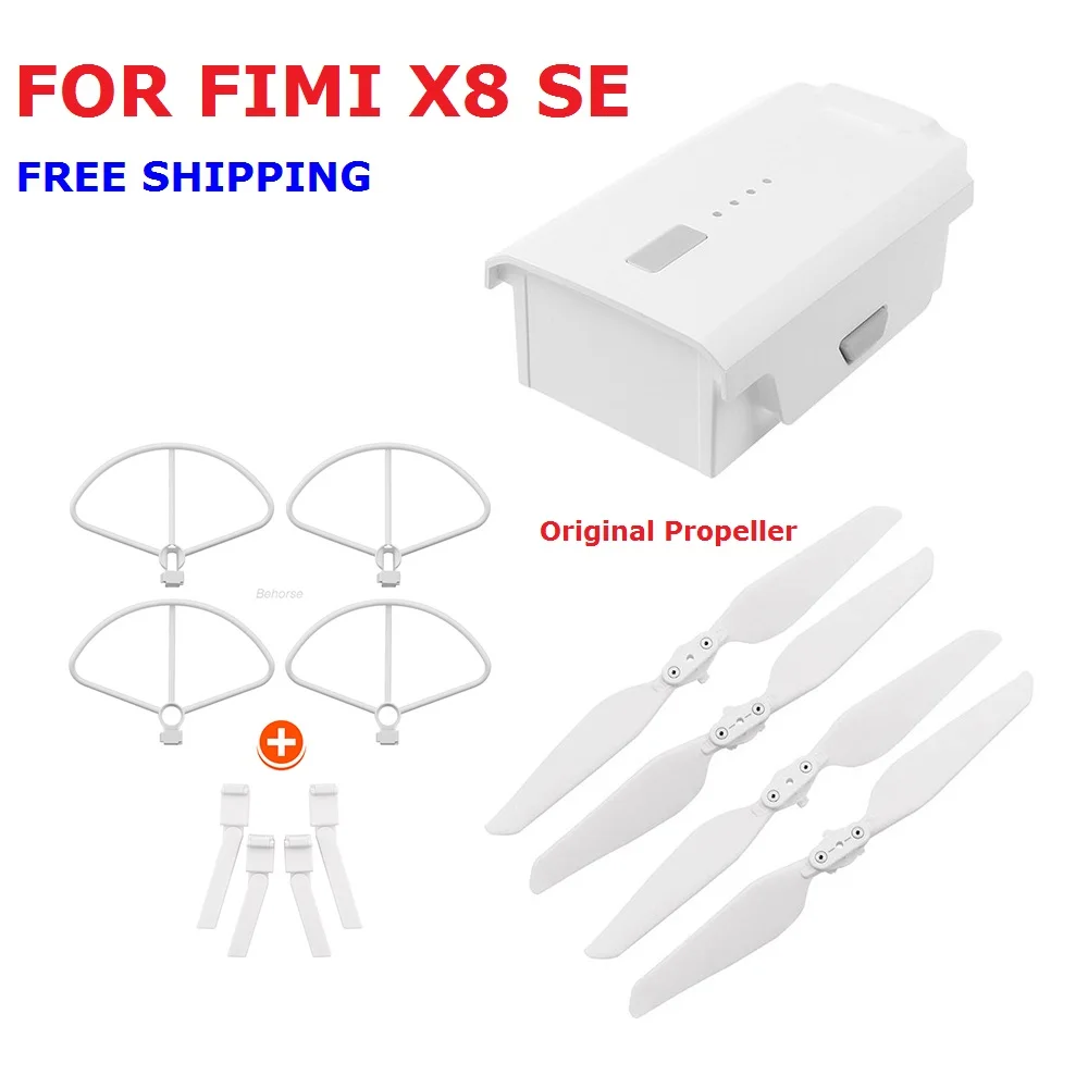 FIMI X8 SE сменный аккумулятор 11,4 v 4500mAh и комплект пропеллеров для FIMI X8 SE аксессуар для дрона