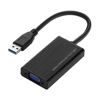 

USB3.0 To VGA Multi-display Converter Adapter USB 3.0 To VGA Cable External Graphic Card Video For PC Laptop Windows 7 8 10