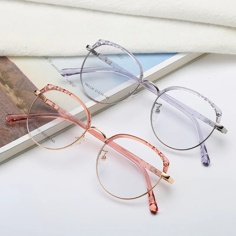 

Retro Women Cat Eye Glasses Frame Lady Myopia Optical Eyeglasses Clear Lens Computer Spectacles Flat Mirror Glasses TR90 Z569