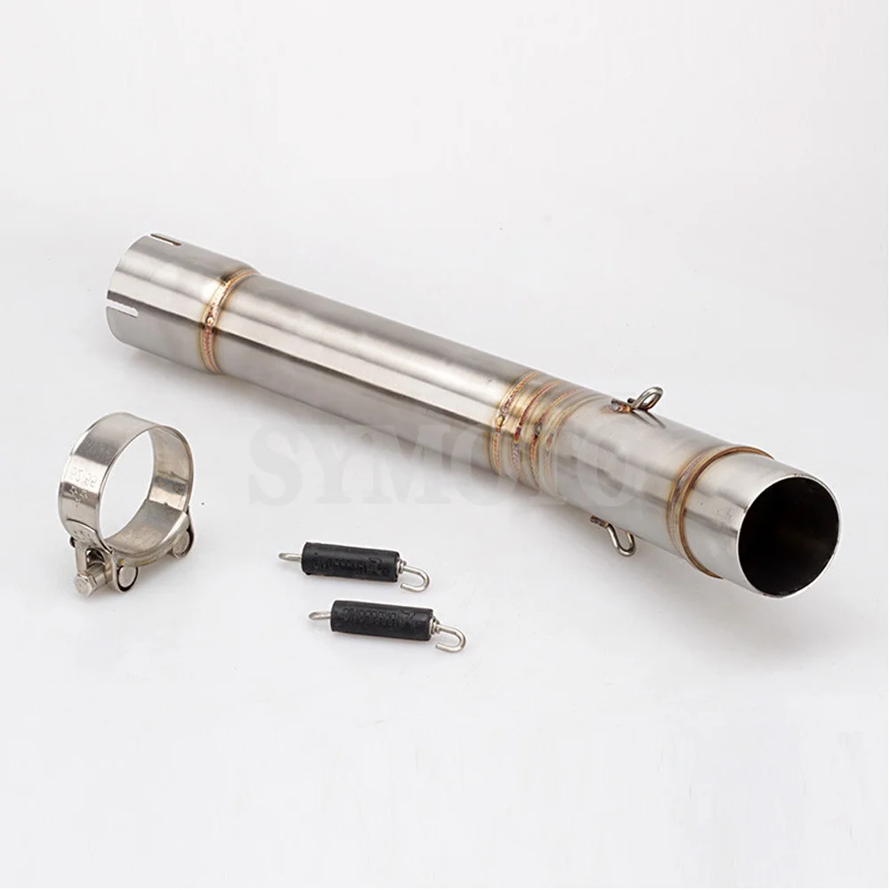 Motorcycle Exhaust Middle Link Pipe Accessories Escape Connection Pipe For Yamaha R6 1998 to YZF R6 Slip-on 51MM
