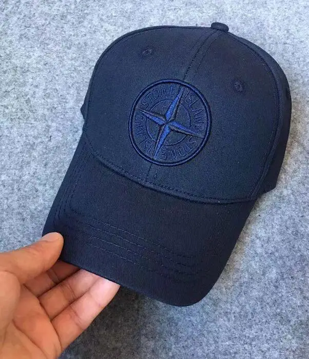Dark blue Новинка, модная классическая осенне-зимняя Кепка для мужчин и женщин, для отдыха на открытом воздухе, вышитая крестиком, затеняющая бейсболка - Цвет: Dark blue
