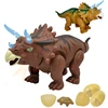 1Pcs Large Size Electric Laying Eggs toy 38cm Walking Glowing Dinosaur Animal Model Walking Robot Toy Xmas/Birthday Gift for kid 2