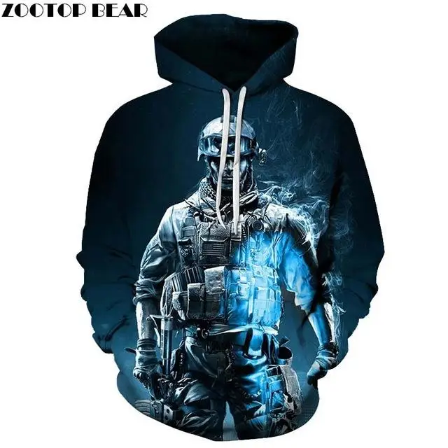 Call Duty fantasmas hombres suter sudadera, уличная одежда, спортивный костюм, мода, манга, Ларга,, топы, vender chndales hombres ZOOTOP oso - Color: AFKH3354