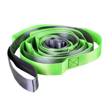 

Women Resistance Training Home Nylon Exercise Yoga Stretch Band Professional Slimming Accessories 12 Holes Lengthen Dance