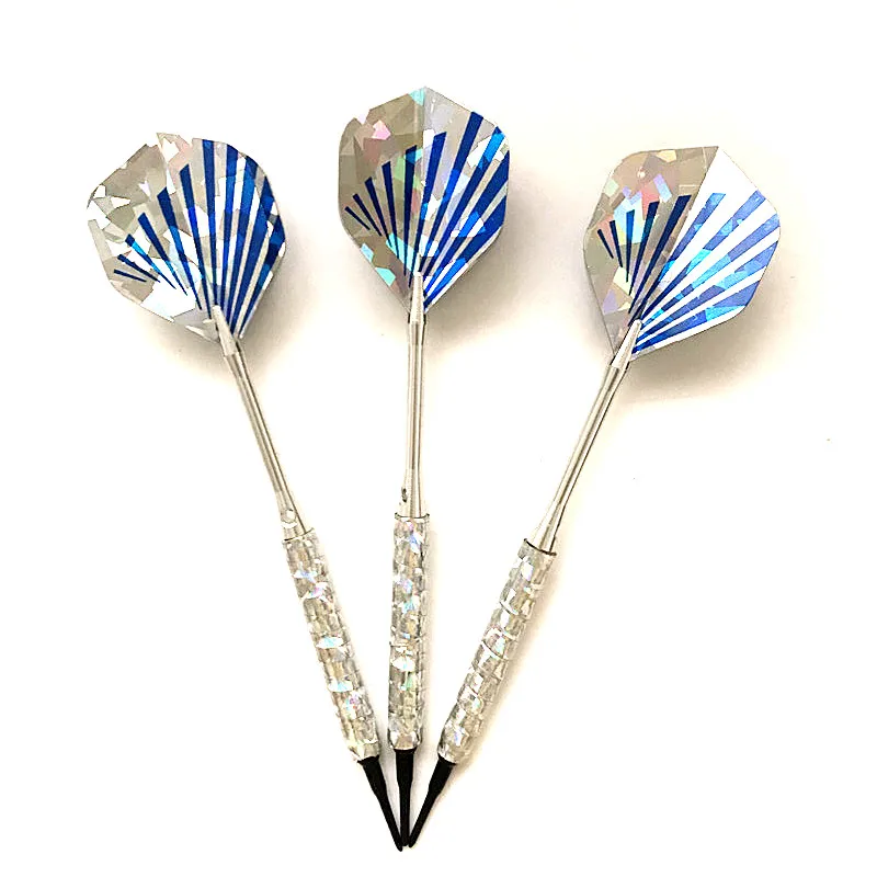 

New Professional Soft Dart 3pcs High Quality 14g Soft Tip Darts Silver Aluminum Dart Shaft