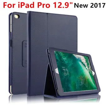 

For iPad Pro 12.9 New 2017 Cover Case Protective Cover Leather For new ipad 12.9 ipad pro12.9" Tabler PC Cases PU Protect Sleeve