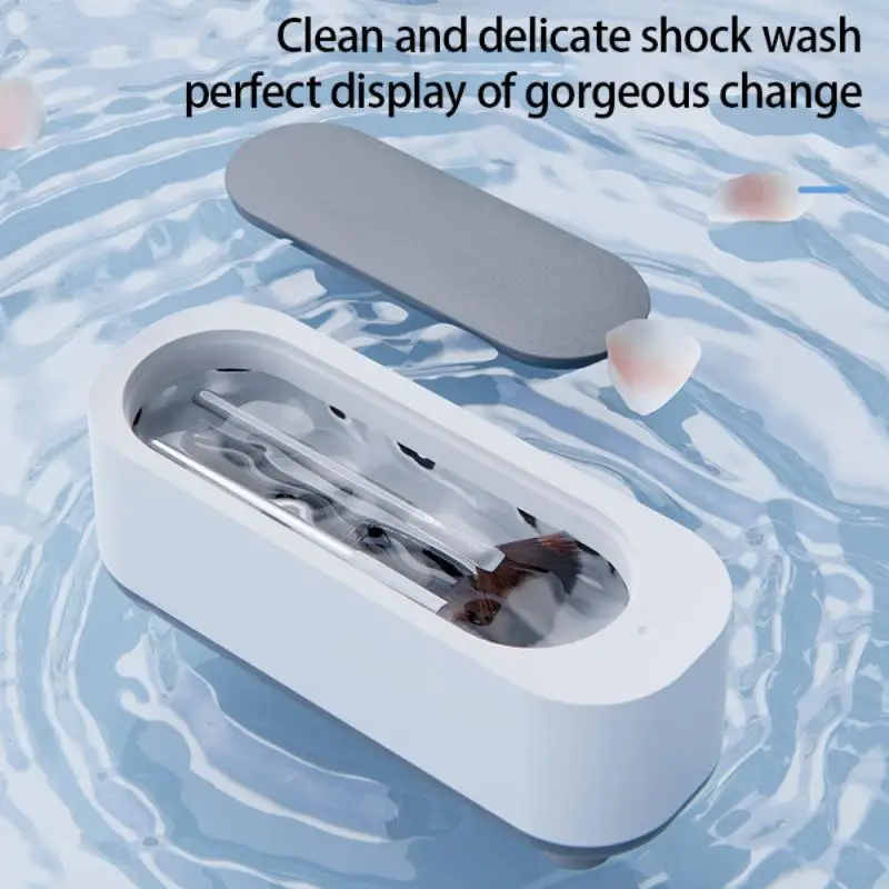 Ultrasonic Jewelry Cleaner Portable Ring Cleaner 45000 Hz Ultrasonic
