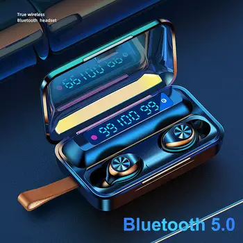 

F9-11 Bluetooth 5.0 9D Stereo Earphones Wireless Bluetooth IPX7 Waterproof Earbuds Earphone 2000mAh Battery LED Display