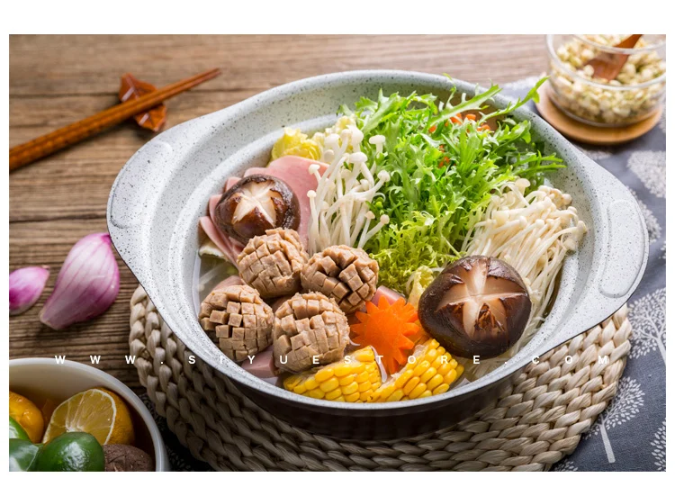 Японский стиль Sukiyaki casseroles глиняный горшок небольшой керамический горячий горшок антипригарная суповая мультяшная чашка индукционная плита кастрюля stewpot