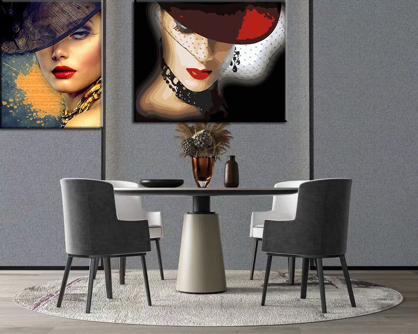 woman wall picture