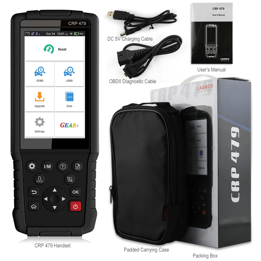 Запуск X431 CRP479 OBD2 сканер EPB DPF IMMO батарея сброс масла автоматический PK Launch CRP429C