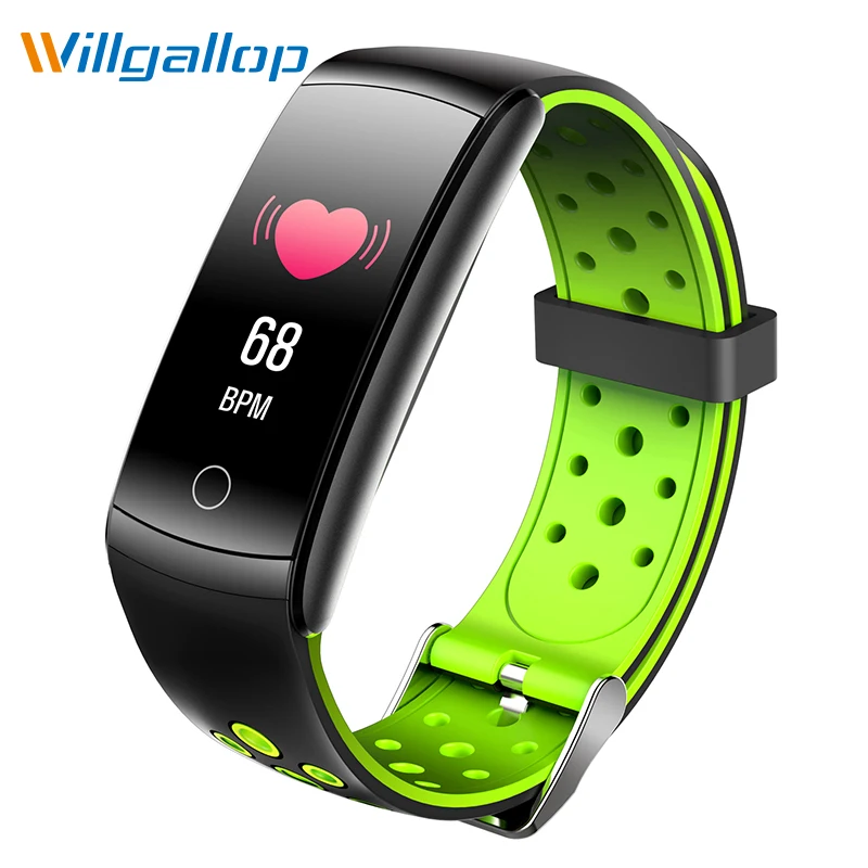 Willgallop Q8L IP68 водонепроницаемый браслет для мониторинга кислорода в крови