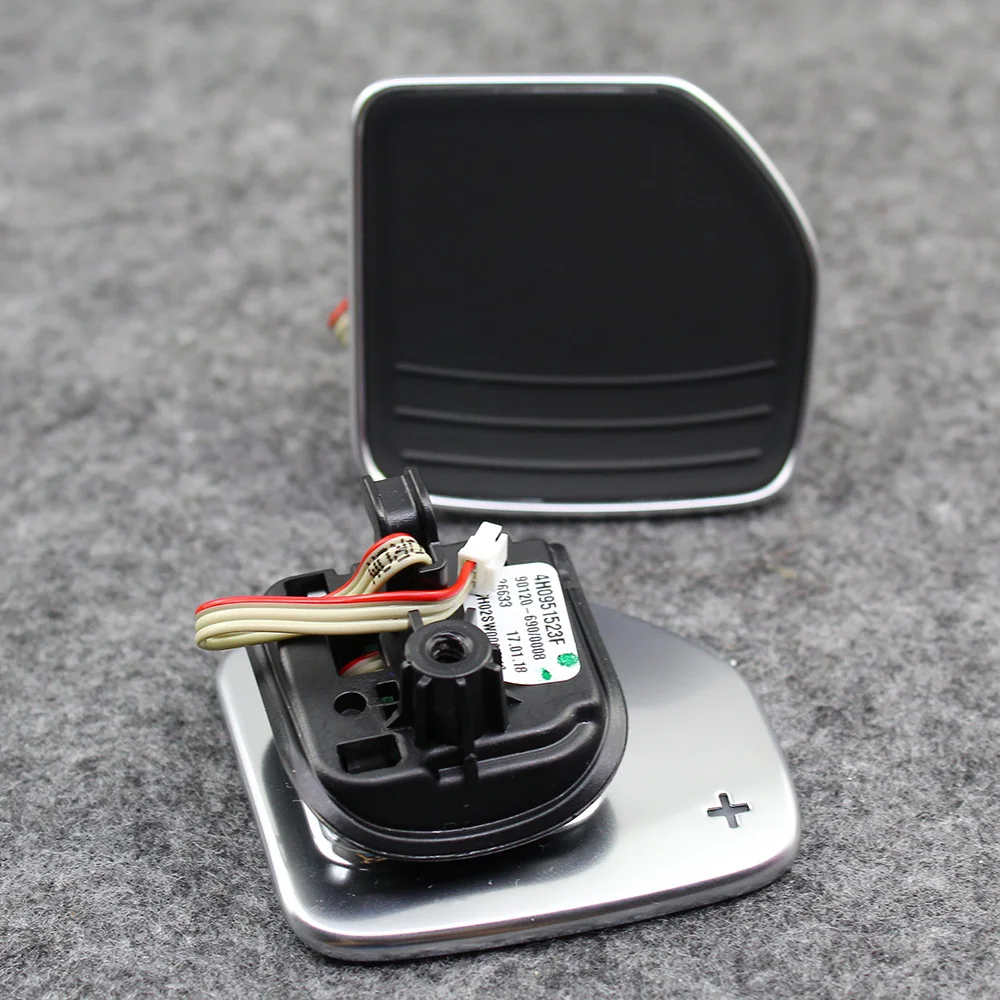 4H0951523F Tiptronic черный глянцевый хромированный весло рулевого колеса для Audi A1 A3 A4 A5 A6