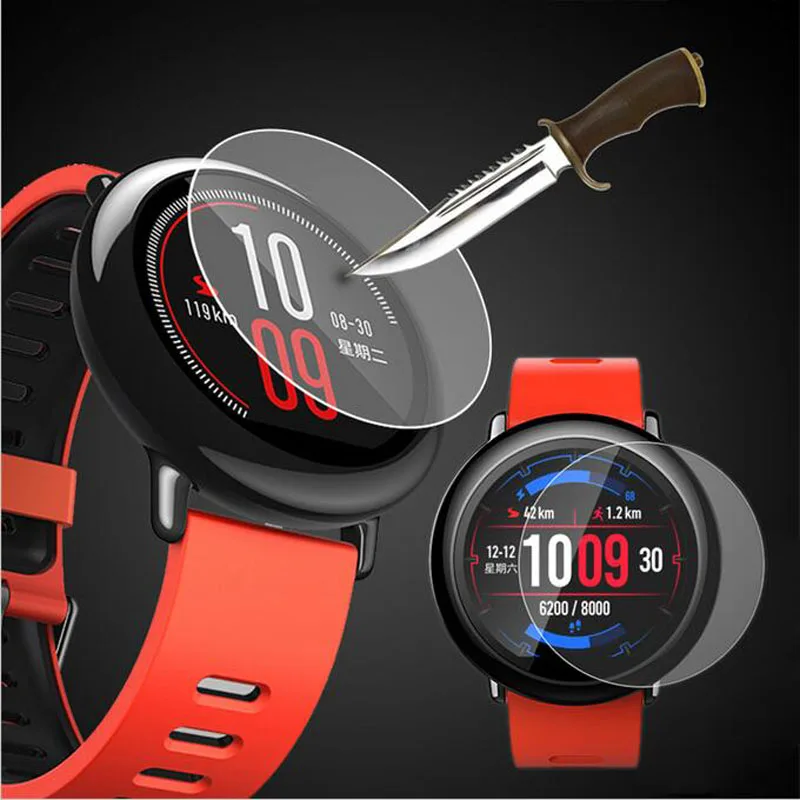 50/100 шт./упак. мягкая защитная пленка из термополиуретана для Xiaomi Huami Amazfit Pace smart watch Sport smart watch защитная пленка аксессуары