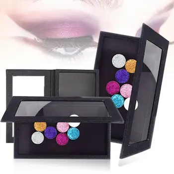 

DIY Empty Magnetic Eyeshadow Palette Bling Glitter Eyeshadow Magnetic Attraction Storage Box Makeup Plate