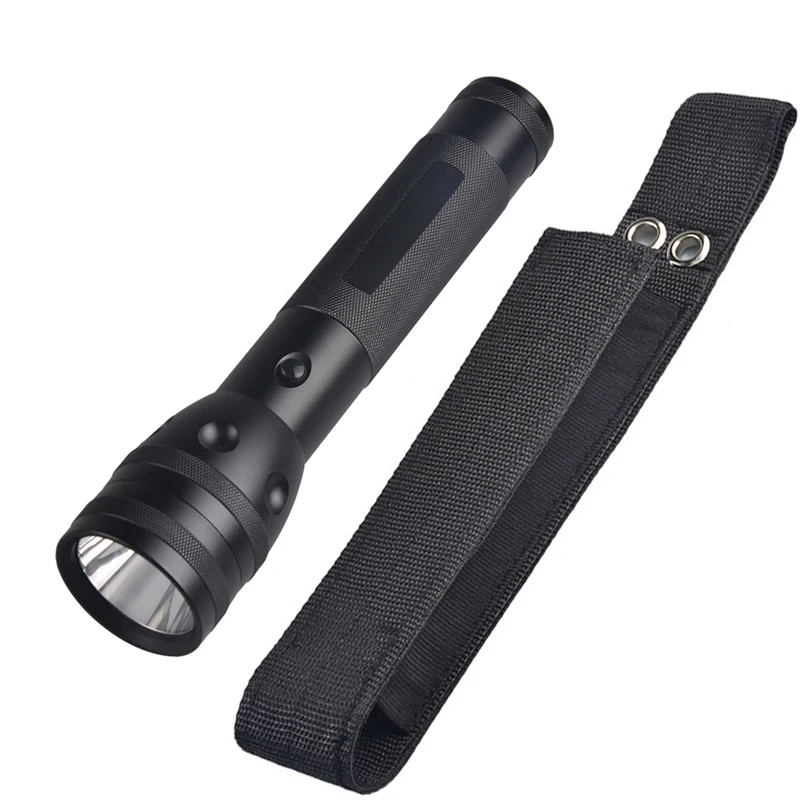 

TMWT Police flashlight holster 10W XML T6 LED self defense heavy duty flashlight D size batteries