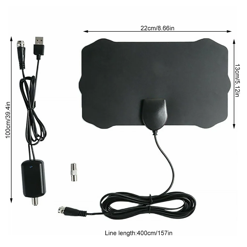 

Signal Receiver Amplifier Antenna Amplifier 5000 Mile Range HD 4K TV Antenna 1080P Digital TV Stick Digital Indoor HDTV