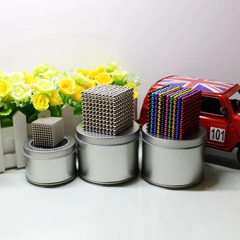 

3mm 4mm 5mm Magneic Cube Magnets Blocks 216pcs 512pcs 1000pcs Balls Puzzle Magic Cube Building Toys For Gifts
