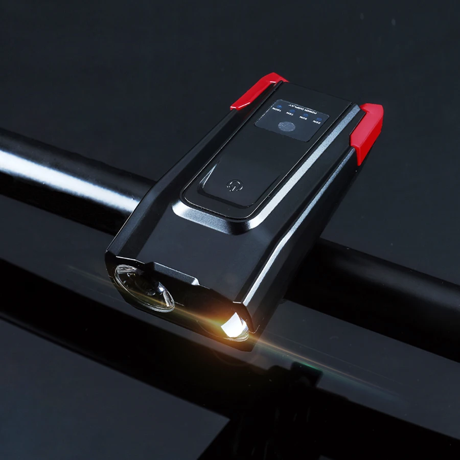 Pika 2000 мАч 4000 мАч велосипедный светильник с рогом USB Перезаряжаемый 5 режимов Светодиодный светильник для велосипеда велосипедный передний фонарь с бесплатным хвостовым светильник