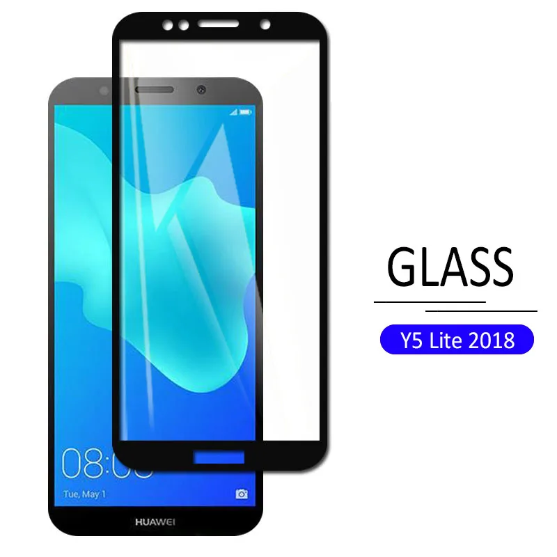 Для huawei y5 lite 2018 защита для экрана закаленное стекло защитное на y 5 9h твердость 45