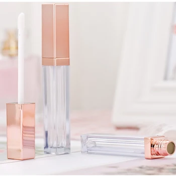 

1pc/10/30/50pcs 5ml Rose Gold Lip gloss Tubes DIY Empty Cosmetic Container Refillable Bottles Liquid Lipstick Storage Bottle