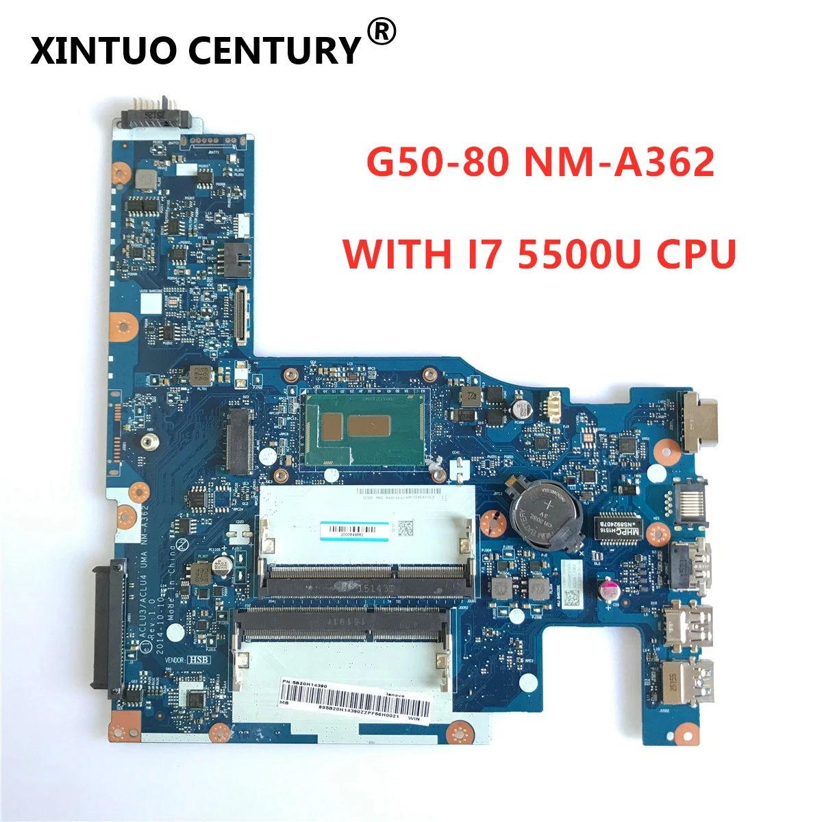 ACLU3/ACLU4 UMA NM-A362 оригинальная материнская плата для ноутбука Lenovo G50-80M G50-80