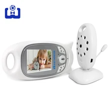 Беспроводной монитор младенца 2 дюймов ЖК-дисплей экран инфракрасная камера с режимом ночного видения голосовой домофон температурный контроль Няня камеры безопасности