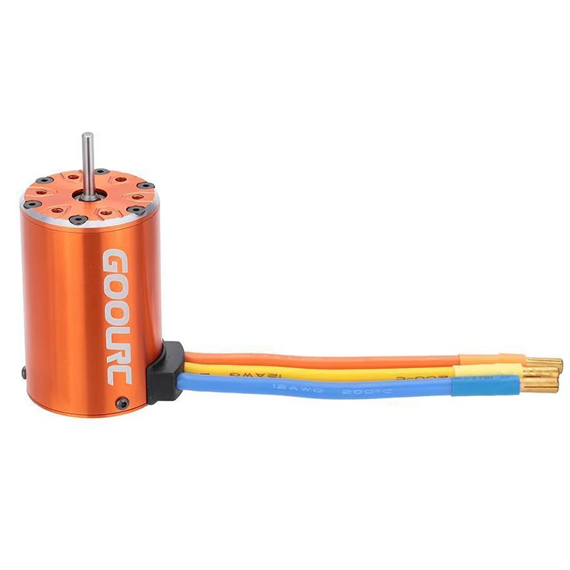 

Hot 550 4300KV 4 Poles Sensorless Brushless Motor for 1/10 4WD Trucks