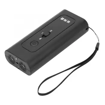 

Ultrasonic Dog Repeller Anti-Bark Pet Dog Training Dog Clicker Black Ultrasonic Dog Repeller Anti Barking Stop Bark Training