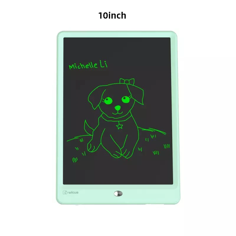 Xiaomi Wicue письменный 10 12 дюймов Радужный ЖК-дисплей почерк доска для письма планшет 16 дюймов без задний светильник Обучающие Детские Инструменты - Цвет: green 10inch