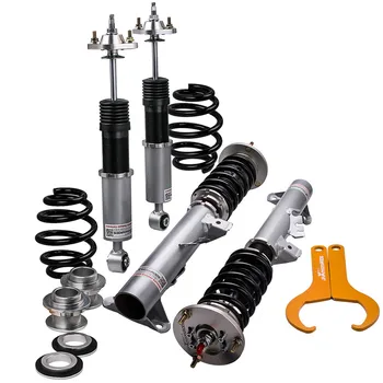 

4pcs Adj. Camber & Height 24 Damper Coilover Shock Suspension absorber Kit for BMW E36v3 Series 1991-1998 318i 318is 318ic 320i