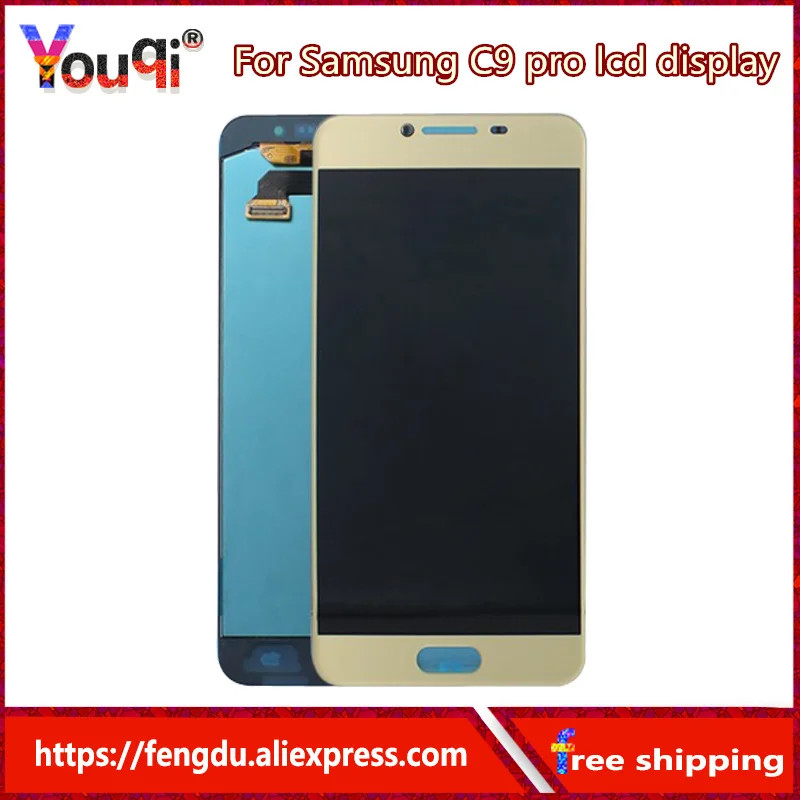 

Youqi 6.0" SUPER OLED LCD Display for Samsung Galaxy C9 Pro LCD C9000 C9 LCD Touch Screen
