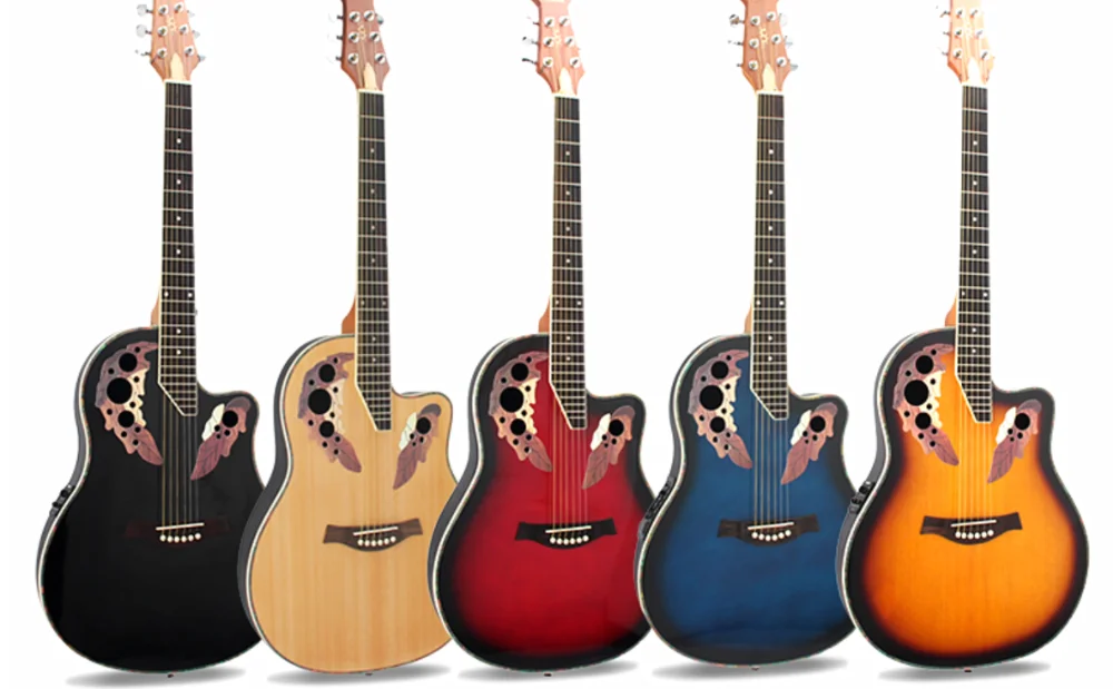 gig сумка Бесплатный подарок тонкая акустическая гитара тонкий корпус акустическая-Электрогитара гитара для начинающих студентов гитара