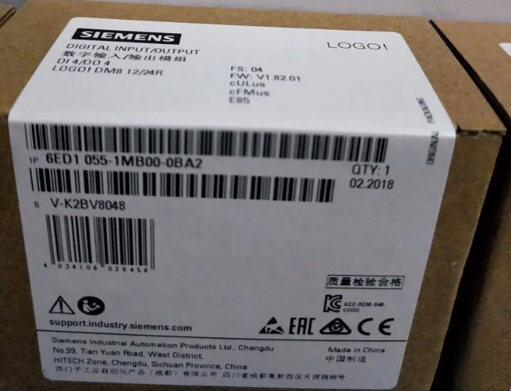 New 1MB00-0BA2 6ED1055-1MB00-0BA2 логотип simatic! 8, DM8 12/24R модуль расширения, 4 DI/4 сделать для логотипа! 8 заменить 6ED1055-1MB00-0BA1 - Цвет: New 1MB00-0BA2